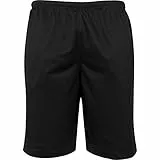 Build Your Brand Herren Mesh Shorts, Schwarz, 5XL EU