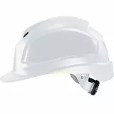 Uvex Pheos B-WR Schutzhelm - Belüfteter Arbeitshelm für die Baustelle - Weiß Weiß