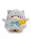 NICI MYMOCHI Kuscheltier Set - Pinguin Kuscheltier Waddle 8 cm mit Ente und Katzenkostüm in Geschenkbox, Flauschiges Stofftier zum Kuscheln, Spielen und Liebhaben - 61143