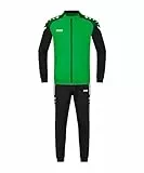 JAKO Herren Trainingsanzug Polyester Performance, Soft Green/Schwarz, L