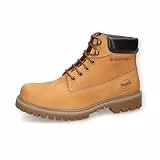 Dockers by Gerli Herren Combat Boots, Männer Stiefeletten,warm gefüttert,Winterstiefel,Winterschuhe,Bootee,Booties,golden tan,44 EU