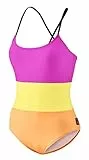 Beco Damen Pop Colour Strappy Badeazug Badeanzug, Mehrfarbig, 38, M