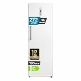 Midea 2-in-1 Gefrierschrank & Kühlschrank (Umschaltbar) | 272 Liter, 185 cm | NoFrost & Multi Air Flow | Digitale Touch-Steuerung | Leiser Inverter | Freistehend, Weiß, MERU280MTC01EU