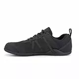 Xero Shoes Prio Herren Barfußschuhe — Laufschuhe für Herren, Nullabsatz, minimalistisch, Breite Zehenbox, Leichtgewichtige Trainingskleidung — Schwarz, Größe 42,5 EU