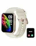 RUIMEN Smartwatch für Damen Herren Bluetooth-Anruffunktion 1.85' Fitnessuhr mit 100+ Sportmodi,SpO2 Pulsmesser Schlafmonitor Schrittzähler,IP68 Wasserdicht,KI-Sprachassistent für Android iOS Handy
