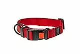 Karlie Art Sportiv Plus Halsband verstellbar neue universal Farben Mix and Match L: 45 - 65 cm B: 25 mm L rot