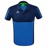 Erima Herren Six Wings Sport Polohemd (1112202), New royal/New Navy, XL