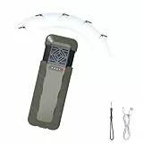 WRQIOO 3-In-1 Mückenabwehr Protect, Elektrisches Tragbarer Mückenschutz mit Camping-Laterne, Tragbares Mückenschutzmittel Wasserdicht, 9600mAh Wiederaufladbarer für Outdoor, Camping, Backpacker