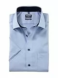 OLYMP Herren Oberhemd Langarm Luxor,Natté,modern fit,Global Kent,hellblau 10,45