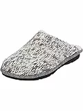 Westland Damen Pantoffeln Lille 108, Frauen Hausschuhe,Weite G (Normal),House-Slipper,schlapfen,drinnen,Indoor,daheim,grau-Kombi,40 EU / 6.5 UK