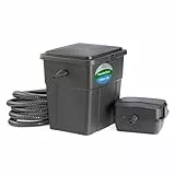 Pontec 51226 PondoClear Set 4000 - Mehrstufiges Filtersystem aus Durchlauffilter und UVC-Einheit (7 Watt) / Komplettset, Blau