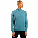 Odlo Herren Laufshirt Langarm Essential Ceramiwarm I Sport Shirt Männer Oberteil Midlayer Fitness Sweater, Provincial Blue, XL EU