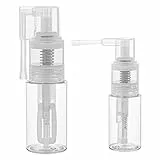 KALIONE 2 Stück 14ml + 35 ml Glitzer-Staubsprüher,Tragbar,Abnehmbarer Reise-Sprühflaschenbehälter,Transparente Bastel-Glitzer-Sprühflasche für Bastelkarten,Mehrzweck-Sprühflasche aus leerem Kunststoff