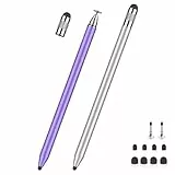 Tablet Stift MEKO 2er Pack Touchscreen Stift 3 in 1 Gummi Disc Stylus Touch Pen für alle Tablets/Handys wie iPhone iPad Pro/Mini/iWatch/Samsung Huawei Xiaomi Surface Chromebook usw.
