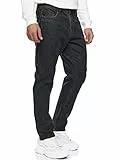 Indicode Herren INCobra Jeanshose aus Baumwolle mit 4 Taschen | Denim Herrenjeans Black, 36/32