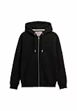 Superdry Herren Essential Logo Zip-Hoodie mit angerauter Innenseite Schwarz M