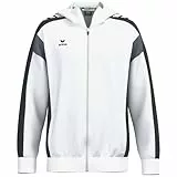 Erima Herren CELEBRATE 125 Trainingsjacke mit Kapuze (1032533), weiß/schwarz, L