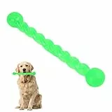 Nivofu Robustes Kauspielzeug für Hunde, Hundespielzeug aus Gummi, Hundezahnbürste, Zahnen Kauen Spielzeug, Zahnreinigungsspielzeug, Putzstab für mittlere und große Hunde und kräftige Kauer, Grüner