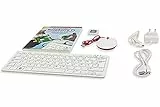 Raspberry Pi Foundation Raspberry Pi 400 Kit Mini-PC, weiß/pink