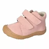 RICOSTA Mädchen Stiefel Chrisy, Kinder Lauflernschuhe, Weite: MITTEL, lose Einlage, terracare, Klettstiefel, Booties, Leder, pink (311), 24 EU