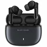 Black Shark T23 Bluetooth Kopfhörer 5.4 In Ear, kabellose Kopfhörer mit Geräuschunterdrückung, ENC, 40 Stunden Akkulaufzeit mit Hülle, intelligente Touch-Steuerung, ergonomisches Design, Schwarz