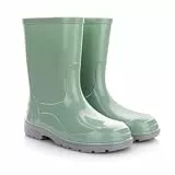LEMIGO Unisex Kinder Gummistiefel Regenstiefel Regenschuhe OLI 20-35 EU (Minze, EU Schuhgrößensystem, Grundschulkind, Numerisch, M, 29)