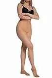 Ulla Popken Damen Strumpfhose, 3er Pack, Teint, 52-54 EU