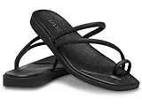 Crocs Herren Miami Toe Loop Sandal Sandalen, Black, 38/39 EU