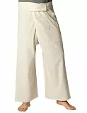 PANASIAM Fisherman Pants Unicolor, naturewhite, L