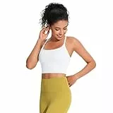 Dmwhsy Sport-BH für Damen mit Langen Gepolsterten Trägern Gekreuztem Vorderteil und Kurzem Schnitt Geeignet für Yoga Laufen und Fitnesstraining