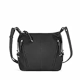 TOM TAILOR Caia Damen Umhängetasche Crossbody Bag Mittelgroß Schwarz