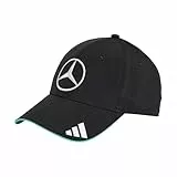 adidas Unisex Mercedes - AMG Petronas Formula ONE Team Driver Cap, Black/White, S