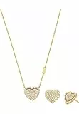 Michael Kors Women's Semi precious necklace and earring jewelry set
