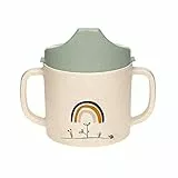 LÄSSIG Kinder Trinklernbecher mit Henkel und abnehmbarem Deckel 150 ml/Sippy Cup Garden Explorer