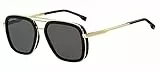 Boss 1235/S BLACK/GREY 55/19/145 Herrenbrillen Sonnenbrillen