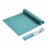 KitchenRaku ﻿Faltenfreie Große Silikonmatte 40x60cm | Antihafte rutschfeste Kinder Malunterlage | als Silikon Backmatte Tischunterlage Bastelunterlage Platzset | BPA-frei