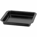 Original Kaiser Classic Brat- und Auflaufform 29 x 23 x 4 cm, Backblech antihaftbeschichtet, extra hoher Rand, praktischer Griffrand, optimale Wärmeleitung, Schwarz
