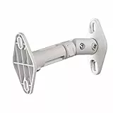 Hama 2er-Set Lautsprecher Wandhalterung Deckenhalterung (360° drehbar, neigbar, universal für Boxen bis 2 kg) weiß, 00118681