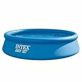 INTEX 'Easy Set' XL Pool rund Aufstellpool 366 x 76 cm, Volumen 5.621 l, Großer Aufblasbarer Pool für den Garten – Aufstellpool Schwimmbecken Kinder ab 6 Jahren, blau (28130NP)