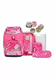 ergobag Pack Set ergonomischer Schulrucksack, Schulranzen, Vorgänger-Kollektion, flexibel 6-teilig 1. Klasse Grundschule