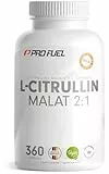 L-Citrullin-Malat Kapseln 360x - mit 3000 mg L-Citrullin-Malat pro Tagesportion (4 Kapseln) - Citrullin-Malat im Verhältnis von 2:1 - laborgeprüft mit Zertifikat - 100% vegan - Vorrat für 90 Tage