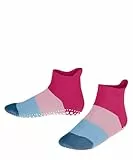 FALKE Unisex Kinder Stoppersocken Colour Block K Hp Baumwolle rutschhemmende Noppen 1 Paar, Lila Fuchsia 8856, 27/30 EU