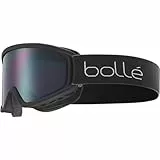 Bollé - FREEZE, Skibrillen Schwarz matt, Vermillon Grau Kat 3, Schnee-Schutzbrille, Unisex Erwachsene,M