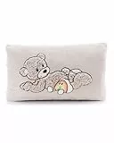 NICI Kissen Bär Finni 43x25cm - grau - Flauschiges Kuscheltierkissen für Jungen, Mädchen, Babys und Kuscheltierliebhaber, ideal für Zuhause, Kindergarten oder unterwegs | 62334