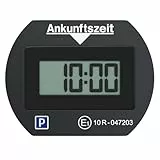 Needit elektronische Parkscheibe Park Lite I automatische Parkscheibe elektrisch mit Zulassung vom Kraftfahrt-Bundesamt I Digitale Parkuhr mit 2 Displays & vielen Funktionen, langlebig & zuverlässig