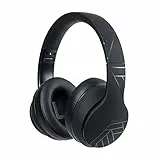 PowerLocus P6 Bluetooth Kopfhörer Over Ear, Over Ear Kopfhörer Kabellos mit Super Bass, 40Std. Spielzeit,Mikrofon,Voice Assistant, Passiv Noise Cancelling für iPhone,Samsung,iPad,PC,Laptop,TV -Schwarz