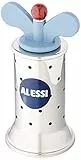Alessi Pfeffermühle aus Edelstahl mit Flügeln aus PA, hellblau