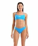 Arena Damen Bikini Bandeau Solid, Color 907-SHOCKING Pink-Water, Größe 42 907 - Shocking Pink Water 42, 802 - Turquoise - Yellow Star, 36