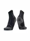 X-Socks Trailrun Discover Knöchelsocken - Ultimativer Komfort und Schutz für Trail Running, mit atmungsaktivem Mesh, Temperaturkontrolle für Outdoor-Abenteuer - Schwarz/Charcoal, 45-47