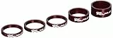 XLC Lenkkopferweiterung A-Head Spacer-Set AS-A02 3x5/1x10/1x15 mm 1 1/8 Zoll, rot, 2500531507